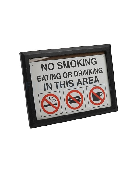 No Smoking Sign A4 Size Frame